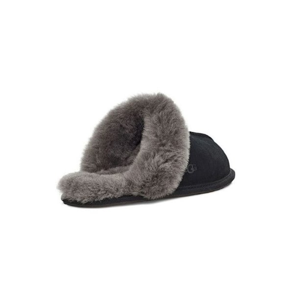Chausson - UGG - SCUFFETTE II - Läder i mocka - Innersula i fårskinn - Gummisula Mörkgrå 38