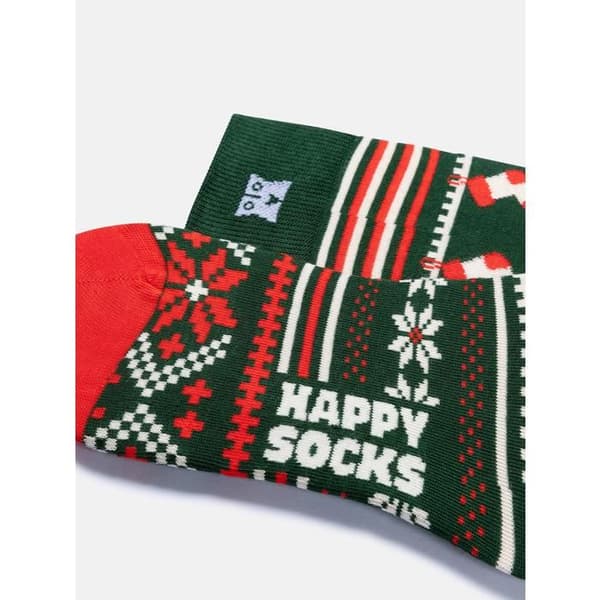 Julsockor - Glada strumpor Grön 36/40