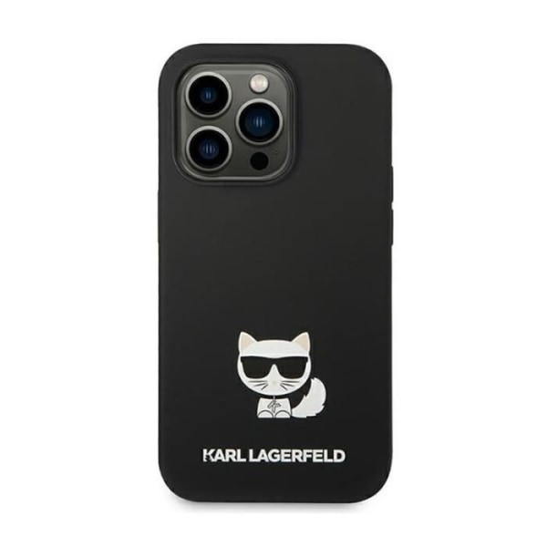 Karl Lagerfeld Choupette Body - Fodral för iPhone 14 Pro (svart) - 3666339076573
