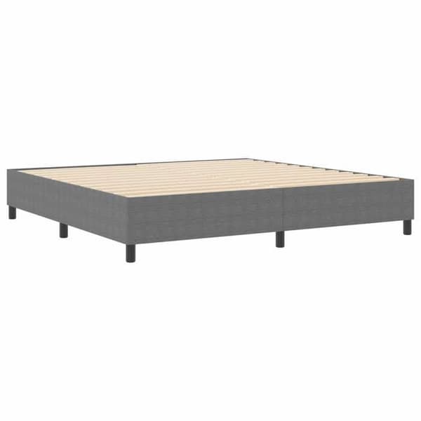 vidaXL Plattformssängram Ljusgrå 200 x 200 cm 3337427