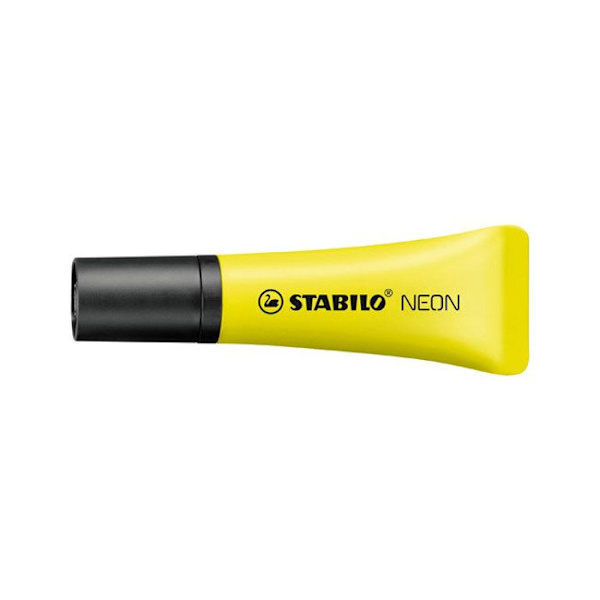 Stabilo highlighter neon, gul