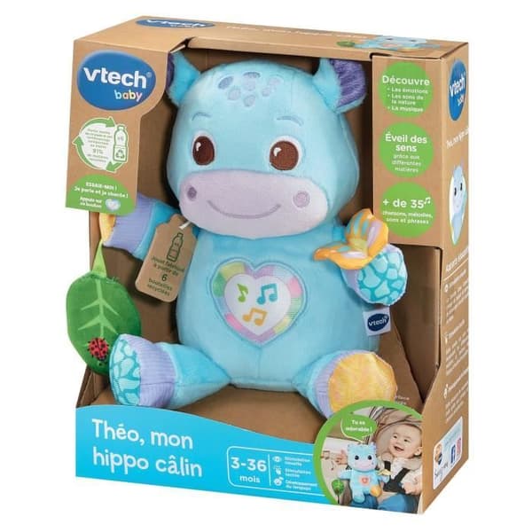 VTECH THÉO, MIN KRAMBJPANDA (ÅTERVUNNEN PLASTFLASKA).