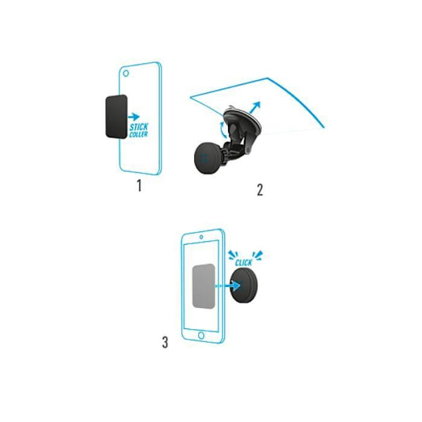 U.FIX Universal Magnetic Hållare för sugkoppsfixering