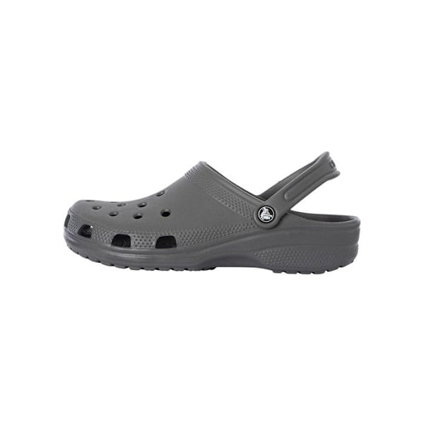 Sabots - Crocs - Klassisk Rymlig Passform - Grå - Syntetisk - Platt - Vuxen Grå 41/42