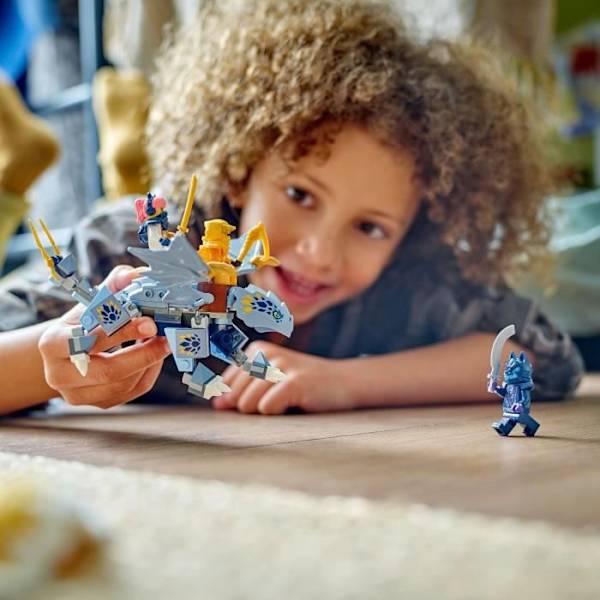 LEGO NINJAGO 71810 Den unga draken Riyu, byggsats, 3 minifigurer Ninja Grön