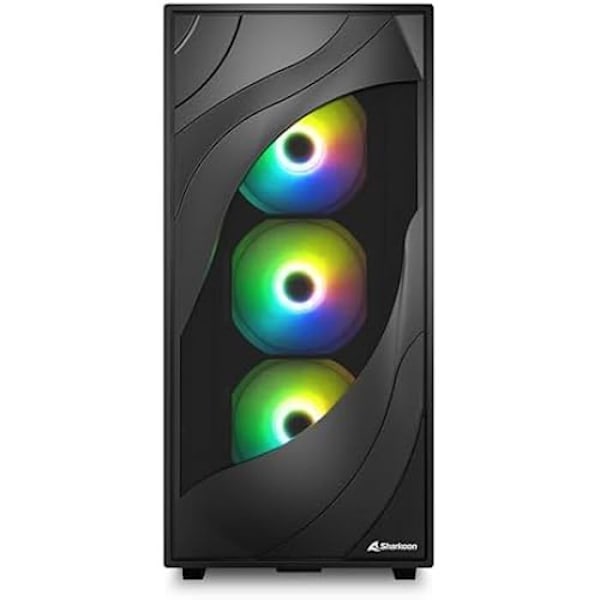 PC-kapsling - SHARKOON - Rebel C80M RGB - PWM-fläktar 120 mm - Grafikkortsstöd - USB-C