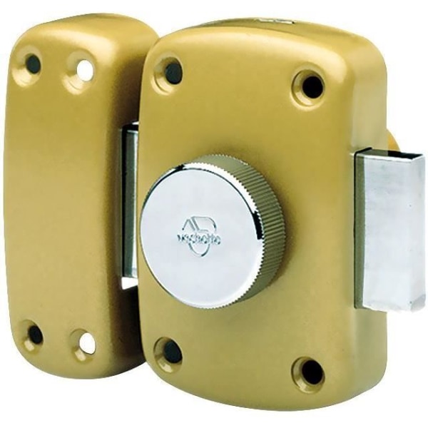 Cyclop knapplås - VACHETTE - 30 mm - Nickelpläterad - 3 nycklar ingår