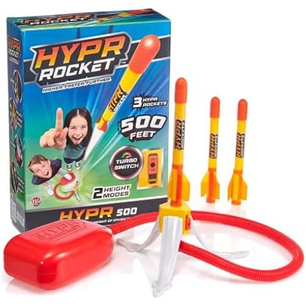 BANDAI Hypr Rocket Jump 500 Rocket Launcher - Wow Stuff 3 - WS01400 Multicolor - Flyg högre, snabbare, längre. Flerfärgad