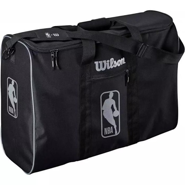 Resväska - WILSON - NBA 6 Bollar - Svart - Lätt att transportera - 3 fack svart