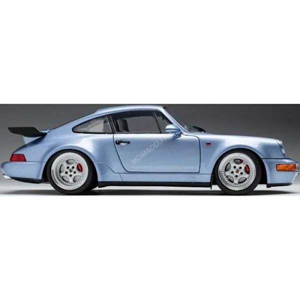 Samlarbil - SOLIDO - PORSCHE 911 (964) Turbo - Blå - 1/18 - 1990 Blå