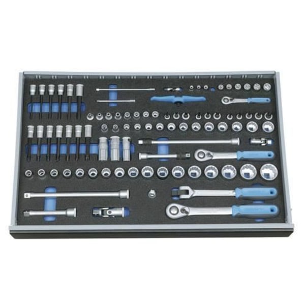 Gedore Sockelset 1-4"-3-8"-1-2" i verktygsmodul CT 4-4, 91 stycken artikelnummer 2016257