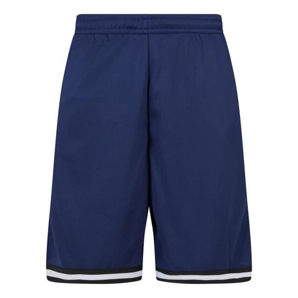 Randig meshshorts Urban Classics - Herr, lös passform, 100% polyester mörkblå/svart/vit S