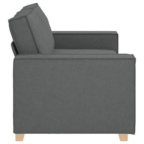 2-sitssoffa - Mörkgrå - 100% polyester - Nutida stil - Mjuk komfort Mörkgrå