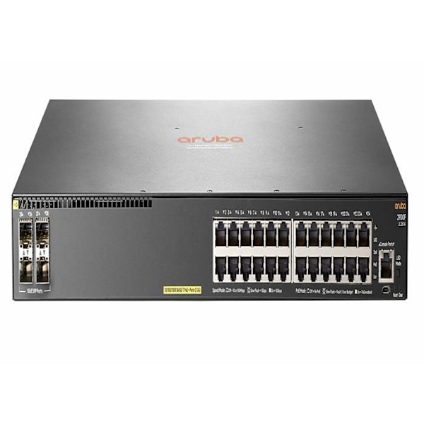 Kommersiell switch nivå 3 - HPE - 2930F - 24G PoE+ - 24 portar - 4 SFP - Rackable 1U Grå