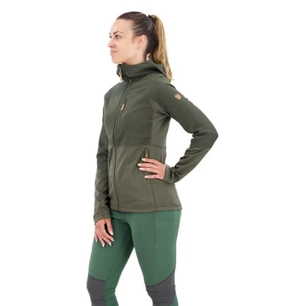 Veste Dam Fjallraven Abisko Trail Fleece - Grön (Deep Forest) - L djup skog jag