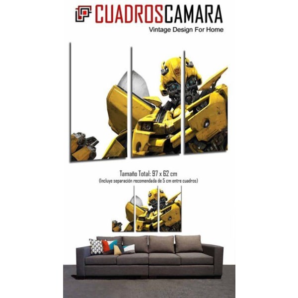 Målning - canvas Cuadros cámara - PST26913 - Kamerafoto Flerfärgad 97 x 62 cm