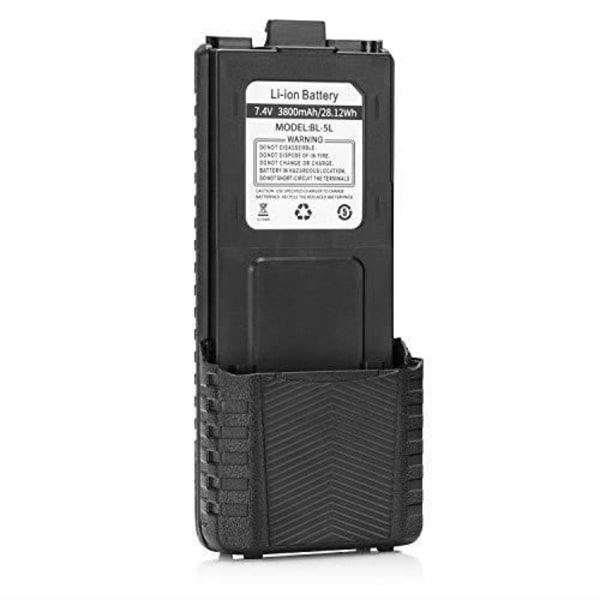 BaoFeng BL-5 7,4V 3800mAh batteri med stor kapacitet för Baofeng UV-5R-UV-5RTP-UV-5R Plus Walkie Talkie