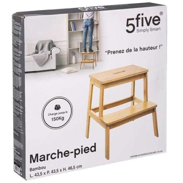 Bambusteg 2 steg - 5five brun