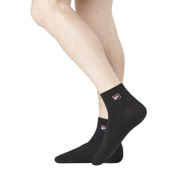 Fila Herrstrumpor, låga strumpor herr, multisport (Pack of 3) - svart Svart 35/38