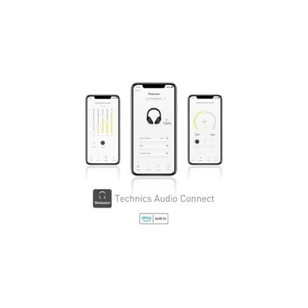 Bluetooth-hörlurar - Teknik - EAH-A800 - Brusreducering - On-ear - Silver Silver