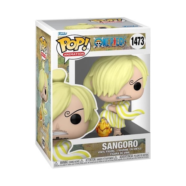 Funko Pop! One Piece Animation - Sangoro (Wano Country Arc) Flerfärgad