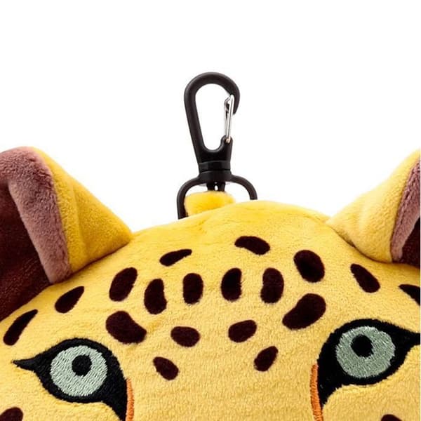 Resefiltkudde 2-i-1 - leopard Puckator Relaxeazzz gul
