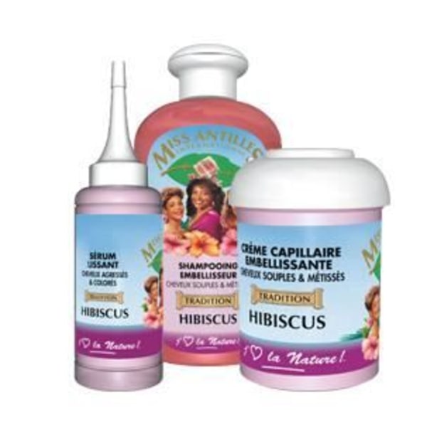 Förskönande schampo för mjukt och blandat hår med Hibiscus 250ml