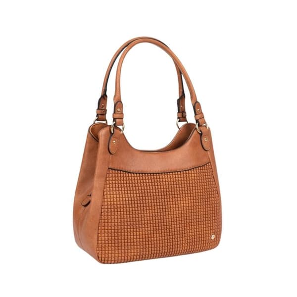 Handväska Hexagona Ref 50548 Cognac 32*28.5*12 cm brun