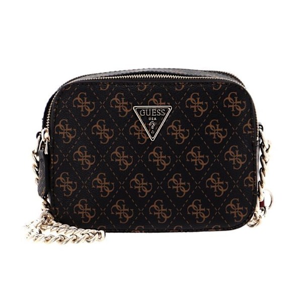 Axelväska - GUESS - Noelle Crossbody Camera - Brun - 2 fack - 450 g kastanj