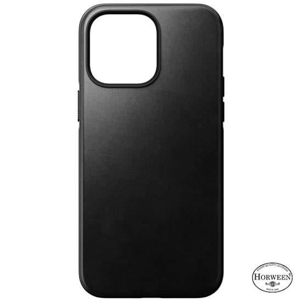 Coque - Nomad - Modern Horween - Kompatibel med MagSafe - iPhone 14 Pro Max - Svart Läder Svart