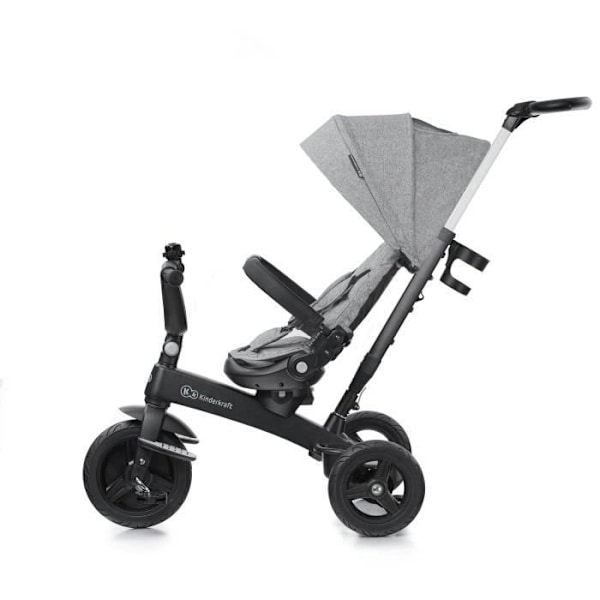 Kinderkraft TWIPPER 5 in 1 Trehjuling - Grå
