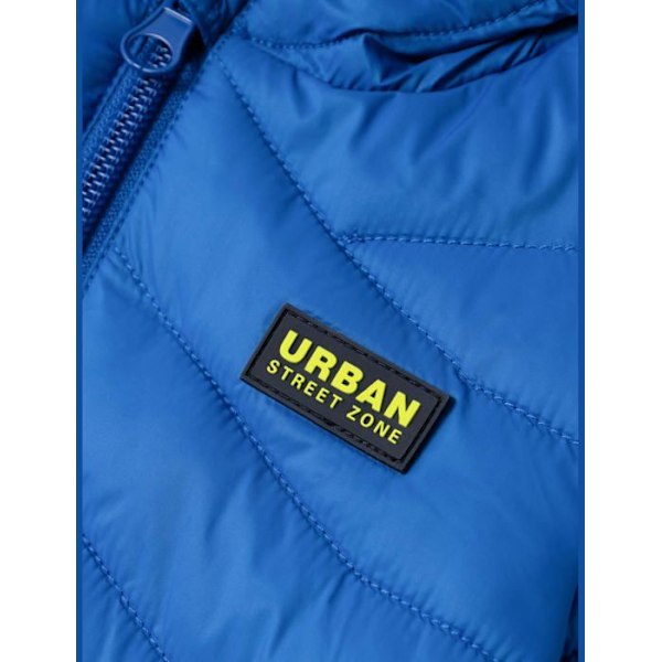 Porte-manteau bebis - patere bebis Name it - 13227816 - Nbmmoney PB Vadderad jacka, Blå, 6 Månader Bebis pojke