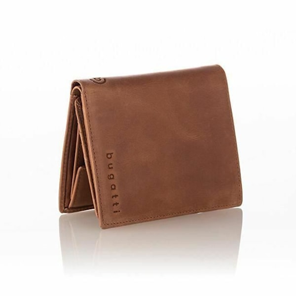 Plånbok - Bugatti - Volo 49218307 - Cognac läder - 5 kortfack - 2 sedelfickor Cognac
