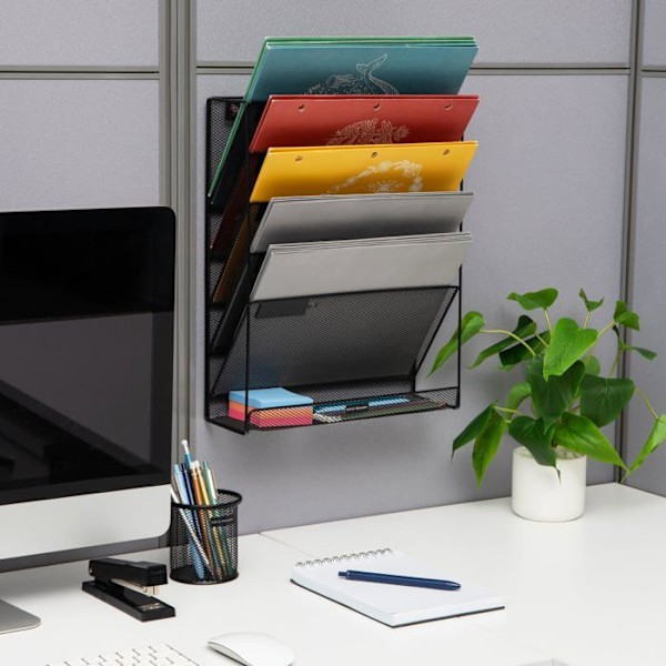 Porte copie - porte block Mind reader - MAGSTACK-BLK - Storage One Vertikalt filorganiserare, 5 nivåer, svart