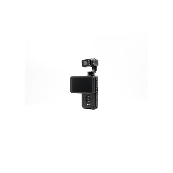 AgfaPhoto Realimove MC3X - Mini kamera med 3 axlars stabilisering, Full HD video, LCD-skärm, Wi-Fi-anslutning, litiumbatteri - Svart
