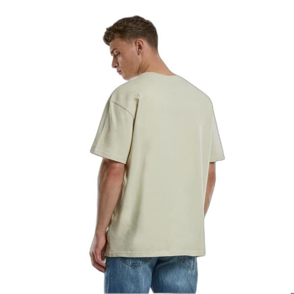 T-shirt oversize Urban Classics Cursive Bold Logo Heavy sand jag
