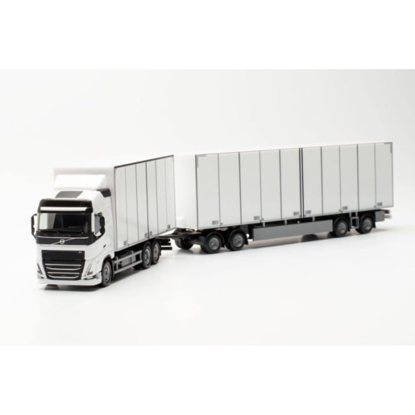 Herpa - 315302 - Volvo FH Gl. 2020 Schwedencombi, weiss, , Flerfärgad