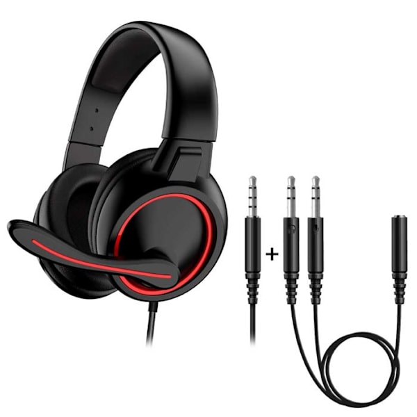 Spelheadset - ADVANCE - GTA 210 - Läderimitation - Infällbar mikrofon - Multiplattform