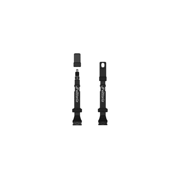 Ventil tubeless - Vittoria - Aluminium - Grå - 80 mm grå