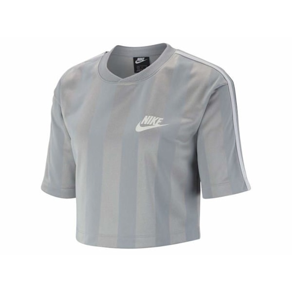 Nike T-shirt - AR2311-012 - Sportswear Top Kortärmad Shdw STRP Damtopp Wolf Grå/Vit XL