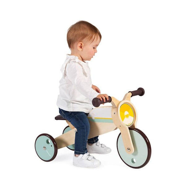 Trehjulig 2 i 1 Vippcykel Flerfärgad