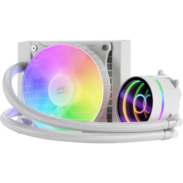 Vattenkylningssats för Mars Gaming ML-One RGB AIO-processor - 120 mm - vit - TU