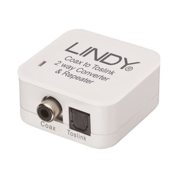 LINDY SPDIF Digital - Toslink Audio Converter Support Converter RCA - TOSLINK
