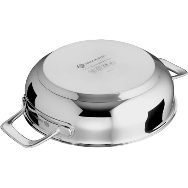 Schulte-Ufer Sauteuse ASTRAL i rostfritt stål med Universus-struktur 24 cm