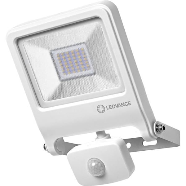 Utomhus LED-projektor - LEDVANCE - Endura Flood 30W - Närvarodetektor - Vit Vit