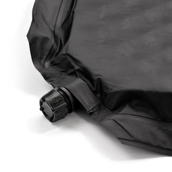 Meteor självuppblåsande matta - Självuppblåsande campingmadrass - 1 person - integrerad kudde - 200 cm x 66 cm - Svart Svart