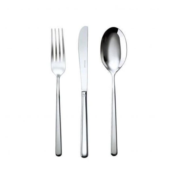 Bestickset - Sambonet - Linear - 24 delar - Rostfritt stål - För 6 personer