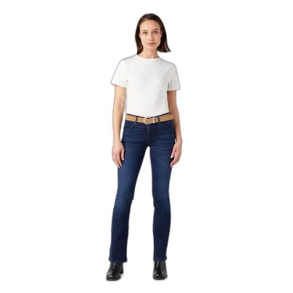 Wrangler Easy dambälte Brun mocka 80 cm