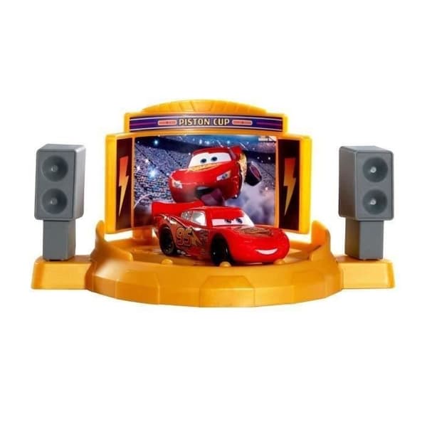 Disney · Pixar-Bilar Piston Cup Hoppbana - Set med bana