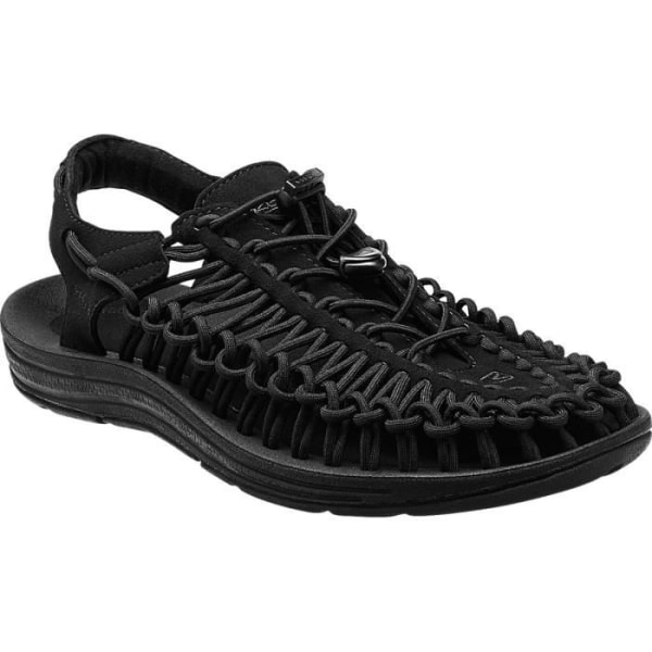 KEEN Uneek Damsandaler Svart - Klassisk passform - Luktminskning - Quicklace Svart 37 1/2